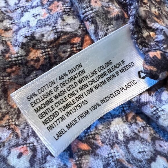 Universal Threads Purple Peasant Blouse XL - Picture 8 of 10